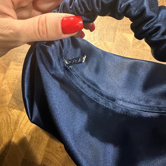 Alexander Wang
Blue Mini Scrunchie Top Handle Bag - Picture 3 of 9